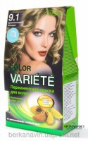 Перманентная краска 9.1 для волос Бриллиантовый блондин CHANTAL VARIETE - Интернет магазин парфюмерии и косметики "Aromabufet", Екатеринбург