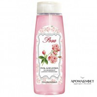 Гель для душа Новая Заря Роза увлажняющий  для всех типов кожи 420 м - Интернет магазин парфюмерии и косметики "Aromabufet", Екатеринбург
